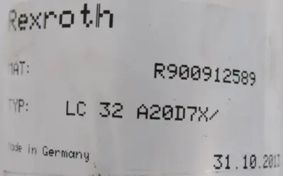 NEW REXROTH R900912589 VALVE CARTRIDGE