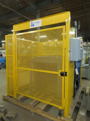 Ensign Model D4161 Side Load Box Dumper w/Safety Cage- 50 x 50 -New 2020