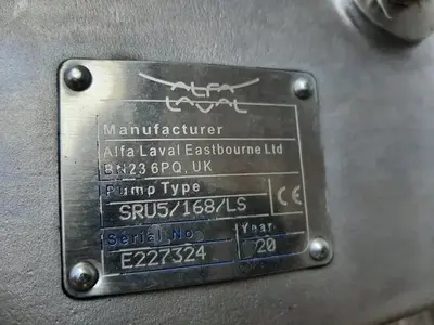 USED 2013 ALFA LAVAL SRU5 168 LS