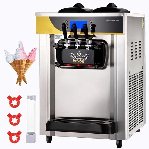 3 FLAVOR SOFT SERVE MACHINE - COUNTEROP MODEL