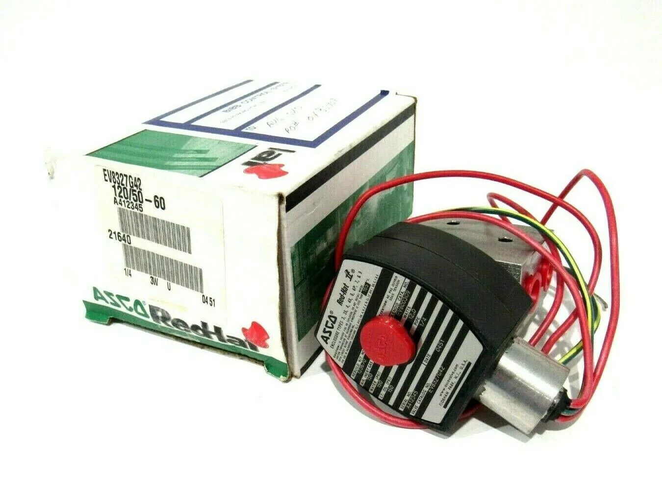 NEW ASCO EV8327G42 SOLENOID VALVE 120/50-60