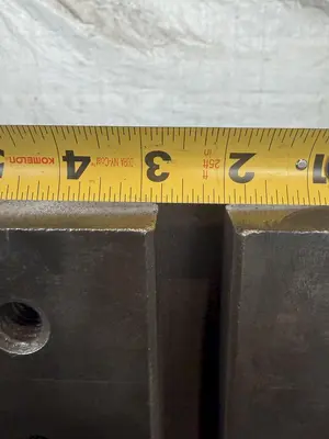 36" WIDE X 60" TALL X 24" DEEP T-SLOTTED ANGLE PLATE SET. STOCK # 0222426