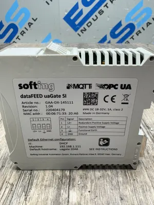 Used SOFTING GAA-DX-145111 Misc Electrical & Power Parts South Carolina US | ESS Industrial Equipment Sales #1309606