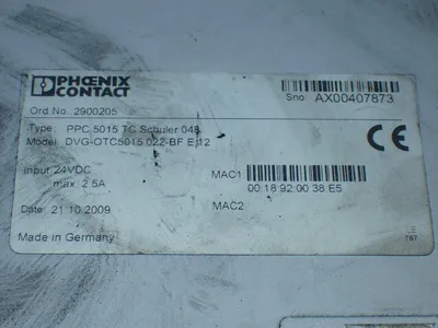 USED PHOENIX CONTACT DVGOTC5015 022BF