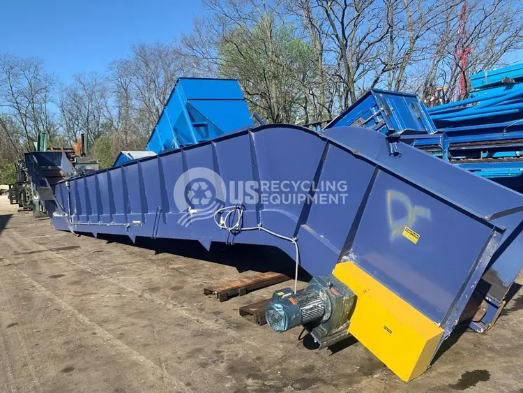 Used UNKNOWN MANUFACTURER: USED 42" X 45' STEEL BELT Conveyors | US Recycling Equipment #474553