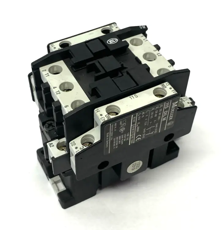Used Klockner Moeller Power Contactor 3-Phase 35A w/ 2x 11s DIL M Aux. Contacts PLC Contactors Michigan US | Maverick Industrial Sales #1391686