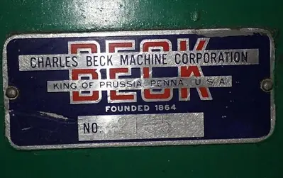Used BECK SHEETER Sheeters Pennsylvania US | Global Equipment International, LLC #185176