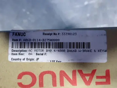 USED 2022 FANUC A06B0114B275