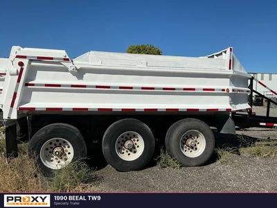 Used 1990 Beal Tri Axle Dump Trailers Utah US | Proxy Equipment #1494882