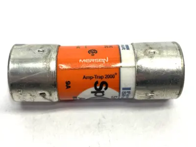 USED MERSEN AMP-TRAP SMART SPOT FUSE CLASS J 600VAC 9A LOT OF 2