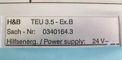 USED Hartmann & Braun TEU 3.5-ExB