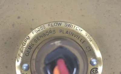NEW GEMS FS-200 FLOW SWITCH 3'' , 95GPM, FS200