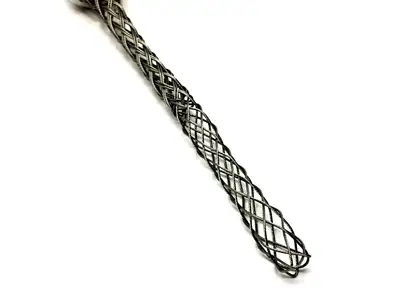 USED KELLEMS STRAIN RELIEF CABLE CORD GRIP, WIRE MESH