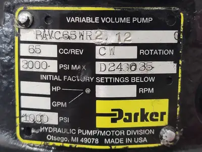 USED PARKER PAVC65WR2