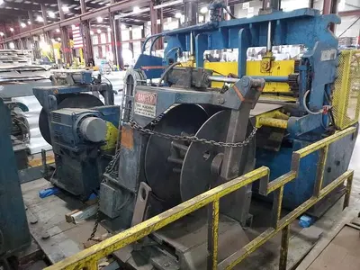 72" x .187" x 50,000 Lbs. Paxson Slitting Line (Used)