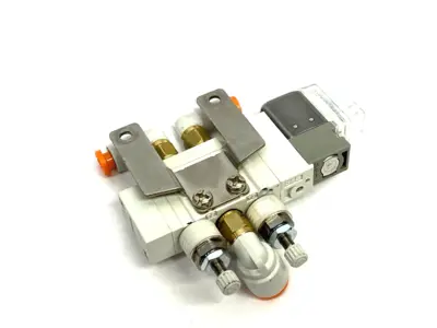 USED SMC SINGLE SOLENOID VALVE, BODY PORTED