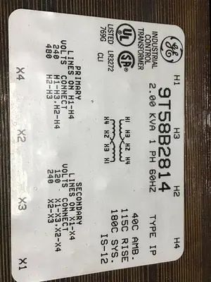 USED GENERAL ELECTRIC 9T58B2814