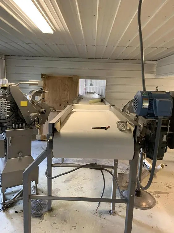 Used 2016 A&K DEVELOPMENT COMPANY DISTRIBUTION CONVEYOR TO 3 CORN CUTTERS Slicers / Dicers / Cutters Ohio US | Regal Equipment Inc #219103