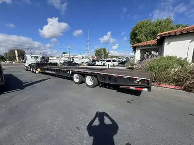 Used 2016 TRAIL KING TK80HT Lowboy Trailers California US | Commerce Truck Equipment Sales #1574017