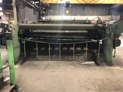 12' X 3/8" LODGE & SHIPLEY MODEL 0612 MECHANICAL POWER SQUARING SHEAR: STOCK 11410