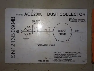 USED AIR QUALITY ENGINEERING AQE2000