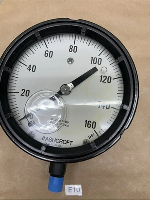 ASHCROFT Duragauge 4 1/2"  Glycerine Filled 0-160 NNB Fast Shipping! + Warranty