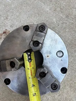 PHASE 2,  8" 3-Jaw Chuck 2" Hole Self Centering Jaws