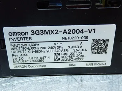 USED OMRON 3G3MX2A2004V1