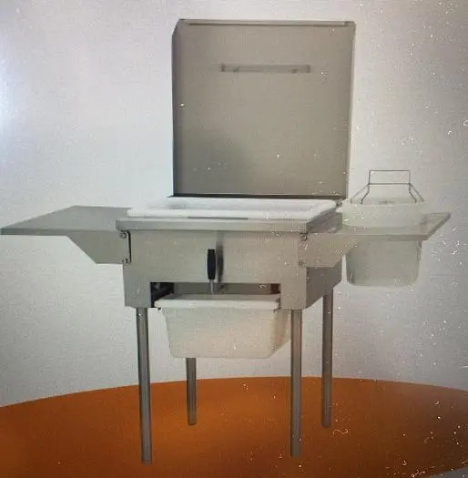 WINSTON BA1TA2 S/S BATTER/BREADER/SIFTER STATION W/ COVER
