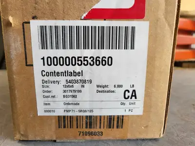 NEW ENDRESS+HAUSER PMP71-5RQ8/125