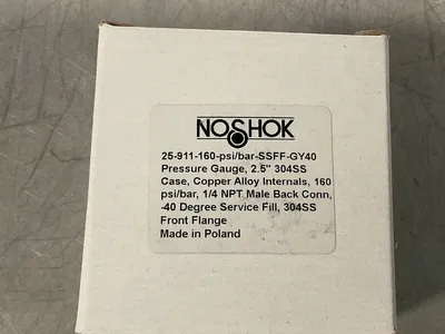 New | in-Stock NOSHOK 25911160PSI/BARSSFFGY40 Miscellaneous MRO Ohio US | HGR 24 #1265767
