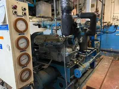 Compressor Room with Wittemann Hasselberg CO2 Packaged & Haffmans