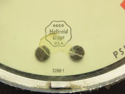 Acco Helicoid Gage Pressure Gauge 0-3000 PSI