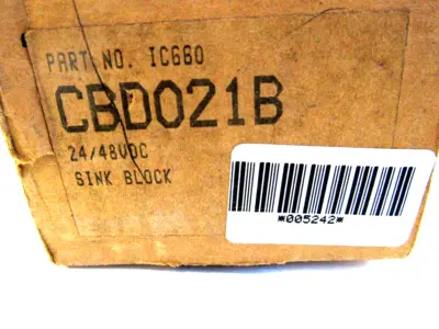 NEW GE FANUC IC660ELD021 I/O BLOCK 24/40VDC