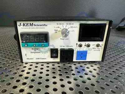 USED J-KEM SCIENTIFIC 210 TIMER TEMPERATURE CONTROLLER 120 VAC, 1200 WATTS