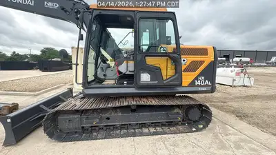Used 2026 HYUNDAI HX140AL Crawler Excavators Texas US | National Equipment Dealers #1422278