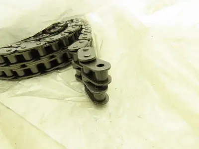 Peer C40-2R  2-Strand Double Roller Chain 1/2" Pitch 10'L Riveted w/Master Link