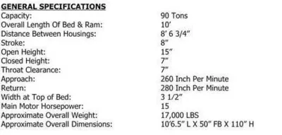 1999 CINCINNATI 90CBIIX8 Press Brakes-Hydraulic Power | Asset Exchange Corporation (7)