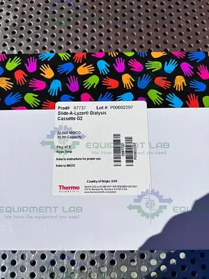 NEW BOX OF 6 - THERMO 87737 SLIDE-A-LYZER DIALYSIS CASSETTE G2  20,000 MWCO, 30 ML