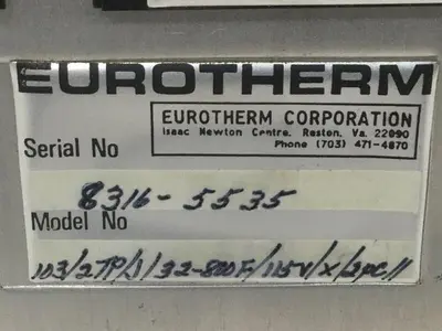 USED EUROTHERM CONTROLS 103/2TP/J/32-800F/115V/X/2PC11