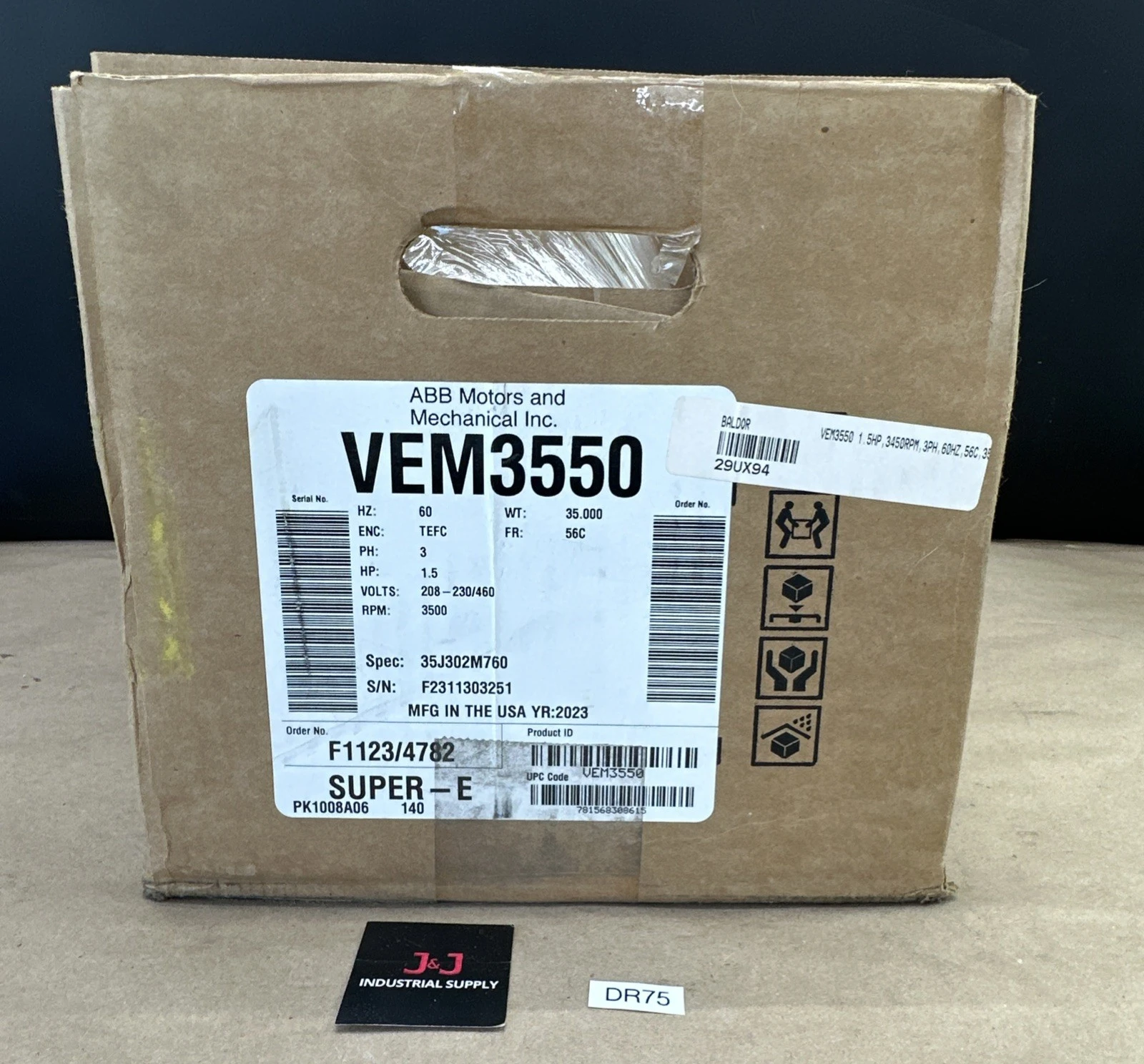 NEW ABB VEM3550