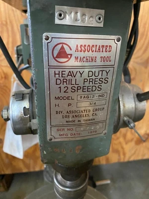 Used associated _UNKNOWN_ Drill Press (Woodworking) California US | Amiron Machinery #1291617