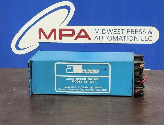 Used AUTOTECH CORPORATION PS-127 Relays & Switches | Midwest Press and Automation #618250