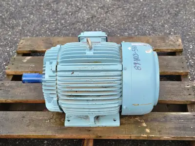 15 hp, 230/460 volts, 3525 rpm, 254T Electric Motor
