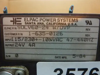 USED ELPAC SOLV60-24