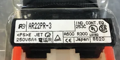 FUJI ELECTRIC AR22PR-311B Selector Switch 4C