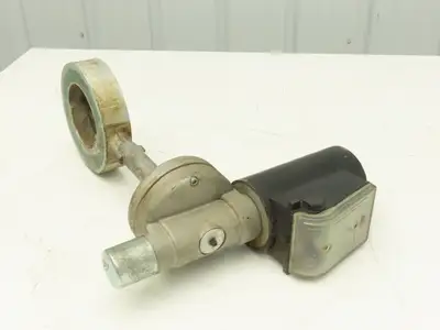 Krom Schroder MB 7NQ3  4" Wafer Butterfly Valve w/Solenoid Actuator 120VAC DN100