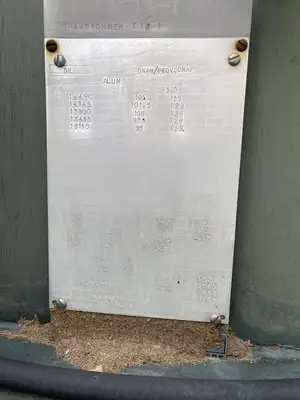 3000 kVA Oil-Filled ONAN/ONAF Transformer, HV. 13800, LV. 2400Y/1385