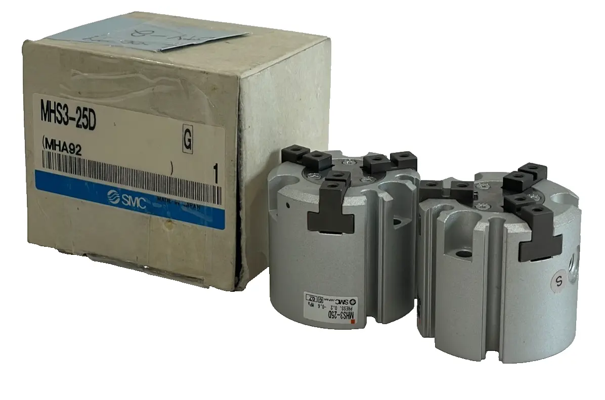NEW SMC MHS3-25D PARALLEL AIR GRIPPER MHS325D LOT OF 2