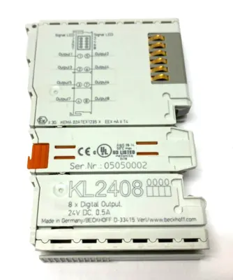 USED BECKHOFF DIGITAL OUTPUT TERMINAL 8-CHANNEL 24VDC 0.5A